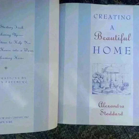 Creating a beautiful home cute chic book  home decor by Alexandria Stoddard - Picture 8 of 9